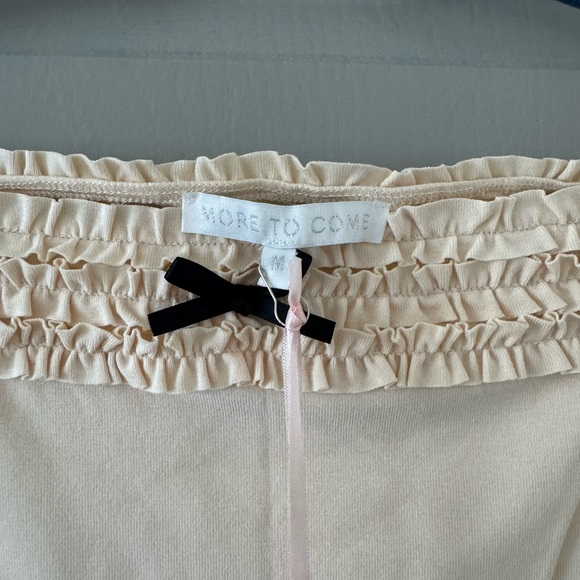 REVOLVE Cream Off-Shoulder Long Sleeve Top - Picture 2 of 3